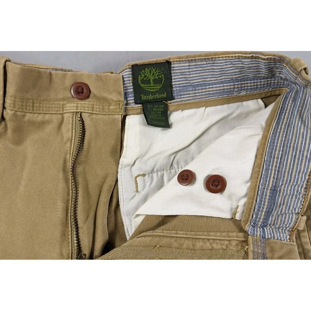Timberland Pants Men's Size 30x30 Khaki Chino Straight Leg 100% Cotton Casual
